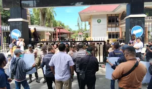 Arogansi Pejabat Pemko Sibolga Dikecam, Puluhan Jurnalis Gelar Aksi Demonstrasi Panas