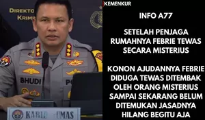 Heboh di Medsos, Polisi Bantah Kabar Ajudan Febrie Adriansyah Tewas Ditembak dan Jasadnya Hilang