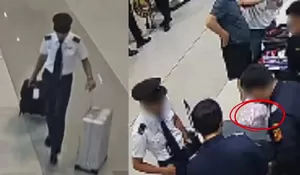 CCTV Bongkar Detik-detik Kopilot Malaysia Airlines Ditangkap di Bandara Soetta, 26 Kg Ekstasi Disembunyikan dalam Koper