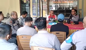 Polsek Balongbendo dapat kunjungan Brigjen Pol (Purn) Drs. Edhi Susilo, S.H. (eks. Kapolda Sulawesi Tenggara)
