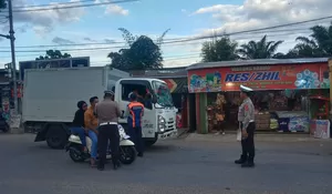 Dishub dan Satlantas Polres Rokan Hulu Gelar Razia 14 Truk ODOL dan Mobil Penumbar, Ditilang Tidak Memenuhi Aturan