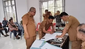 Demi Aturan, Camat Umbunasi Pimpin Sertijab Dramatis Kades Orlin yang Mengundurkan Diri