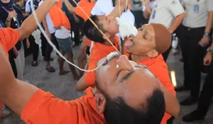 Tembok Angkuh Dan Rapatnya Deruji Besi Penjara Tak Halangi Warga Binaan Rayakan HUT Ke-81 RI
