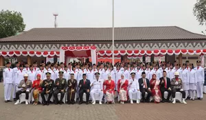 Lautan Keberagaman Menggemuruh! Wali Kota Bekasi Kobarkan Kerukunan dan Toleransi di Upacara HUT RI Ke-81