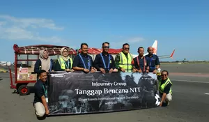 INJOURNEY AIRPORTS KIRIMKAN 300 KG BANTUAN UNTUK KORBAN BENCANA GEMPA DI NTT MELALUI BANDARA JUANDA