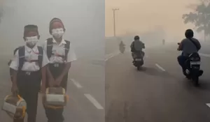 Langit Kalimantan Memerah, Ratusan Sekolah Malaysia Lumpuh Diserbu Kabut Asak Karhutla
