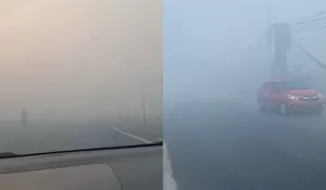 Kabut Asap Tebal Kembali Selimuti Banjarbaru Kalsel, Jarak Pandang Cuma 10 Meter!