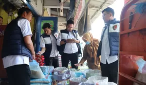 Satgas Pangan Polresta Sidoarjo Turun Ke Pasar, Pastikan Ketersediaan Bahan Pokok Aman