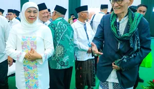 Khofifah Titip Pesan untuk Pimpinan Baru PBNU: Jaga Soliditas NU dan Perkuat Ekonomi Umat
