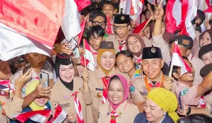 Khofifah Dorong Pramuka Jatim Jadi Penggerak Ketahanan Pangan