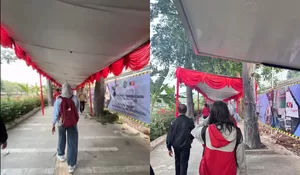 Duh! Sempat Dikira Tenda Hajatan, Begini Wajah Baru Selasar Stasiun BNI City
