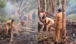 Usai Ramai Dikritik Penanganan Bencana, Viral Momen Gubernur Kalteng ke Lokasi Karhutla