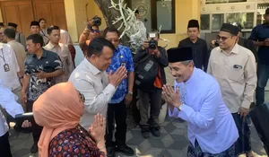 Kunjungan Kerja Menteri PPPA Dan Tim Staf Khusus Kepala Staf Kepresidenan Di Ponpes Manbaul Hikam Sidoarjo