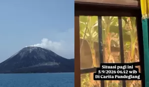 Erupsi Anak Krakatau Tembus Tropopause, Asap Tebal Berpotensi Capai Negara Subtropis