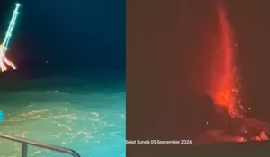 Awalnya Dikira Hujan, Pemancing Pasrah Dihantam Ombak dan Hujan Pasir Gunung Anak Krakatau