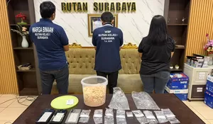 Sabu Disembunyikan dalam Kerupuk Plompong, Petugas Rutan Surabaya Gagalkan Penyelundupan 9 Pocket