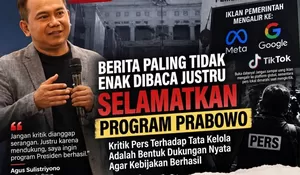 Agus Sulistriyono: Berita Paling Tidak Enak Dibaca Justru Selamatkan Program Prabowo
