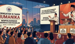 Peringatan 36 Tahun HUMANIKA: Perjuangan Demokrasi dan Keadilan Prabowo Dapat Dukungan Aktivis