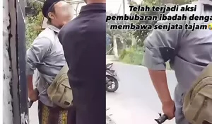 Berizin Sah Kemenag, Ibadah Jemaat GKPI Rajeg Tangerang Digeruduk Warga Ber-Sajam
