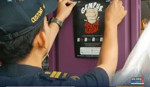 Gempur Jalur Tikus, Bea Cukai Malang Sita Belasan Ribu Rokok Ilegal