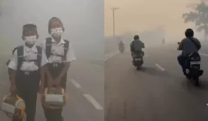 Kepungan Kabut Asap Karhutla Memburuk: Sekolah Lumpuh Total hingga ISPA Merebak