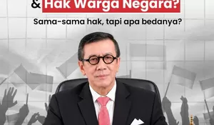 Garis Tegas Konstitusi: Yasonna Laoly Bedah Batas Tipis HAM dan Hak Warga Negara