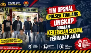 Tim Opsnal Polsek Tualang Ungkap Dugaan Kekerasan Seksual terhadap Anak, Terduga Pelaku Diamankan