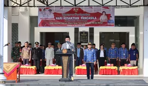 Khidmat, Hari Kesaktian Pancasila 2026 Diperingati di Halaman Kantor Bupati Nias Barat