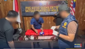 Benteng Perbatasan Kokoh: Bea Cukai Entikong Gagalkan Penyelundupan 13,3 Kilogram Sabu
