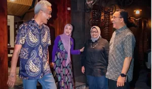 Momen Ganjar Pranowo Bertemu Anies Baswedan di Jogja: Makan Malam Warmah hingga Tawa Lepas
