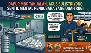 Dapur MBG Tak Jalan, Agus Sulistriyono Sentil Mental Pengusaha yang Ogah Rugi