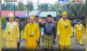 Empat Tokoh Dinobatkan Gelar Kurnio Adat, Luhak Kepenuhan Teguhkan Warisan Adat Budaya Melayu, Wabup Syafaruddin Poti Ini Amanah Besar