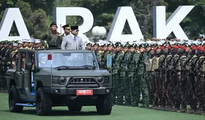 Menkeu Suahasil Nazara Hadiri HUT ke-81 TNI, Tegaskan Komitmen Penguatan Pertahanan Nasional