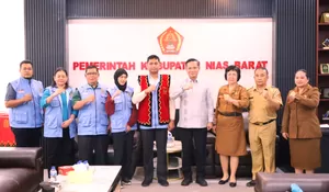 Jelang Verifikasi Kampung Kreatif Sumut Berkah, Bupati Nias Barat Paparkan Potensi Desa
