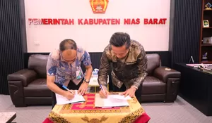Perluas Perlindungan Pekerja, Pemkab Nias Barat Jalin Kerja Sama dengan BPJS Ketenagakerjaan