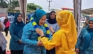 Dihadiri Ketua TP PKK, Pemkab Rokan Hulu Melaksanakan Pengobatan Gratis dan Tracing  TB Terintegrasi CKG Dan Pembagian Bansos Di Mahato