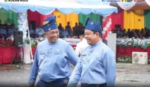 Upacara HUT Kabupaten Rokan Hulu ke 27 Tahun 2026, Berlangsung Khidmat,  Bupati Anton Siapkan 500, Peningkatan Ekomoni 6.79 Persen 