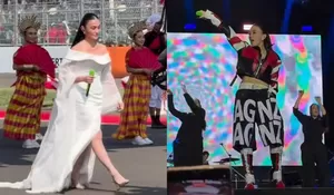 Tampil Memukau: Dua Gaya Ikonik Agnez Mo Guncang Panggung MotoGP Mandalika 2026