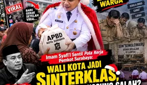 Imam Syafi’i Sentil Pola Kerja Pemkot Surabaya: Wali Kota Jadi Sinterklas, Bawahan Menanggung Salah?