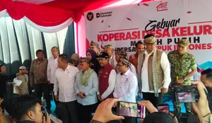 Kunjungan Kerja Dr (H.C) Zulkifli Hasan Mentri Koordinator Bidang Pangan RI Di KDKMP Waru Sidoarjo 