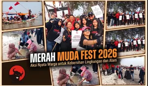 Pantai Kenjeran Bukan Tempat Sampah! Merah Muda Fest PDIP Surabaya Tantang Anak Muda Tak Cuma Jadi Penonton