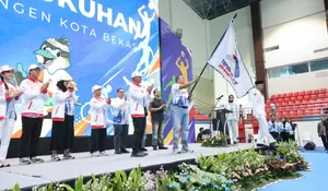 Lepas 1.154 Atlet ke Porprov Jabar 2026, Wali Kota Bekasi Bidik 200 Medali Emas