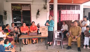 Pasca-Banjir, TP PKK dan Dinkes Nias Barat Salurkan PMT bagi 638 Ibu dan Anak