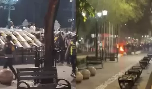 Demonstrasi di Malioboro Berujung Ricuh, Polisi Amankan Terduga Pembawa Sajam