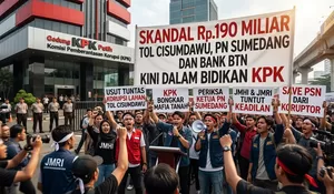 Skandal Rp.190 Miliar Tol Cisumdawu, PN Sumedang dan Bank BTN Kini dalam Bidikan KPK