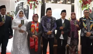 Nikah Massal Gratis di Kutai Kartanegara, Cinta Disponsori Perusahaan Bikin Status Hukum Sah