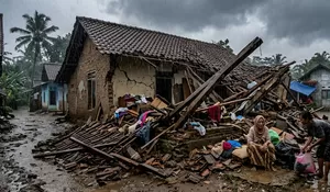 Hujan Deras Robohkan Rumah di Malangbong Garut, Gotong Royong Lebih Sigap dari Infrastruktur