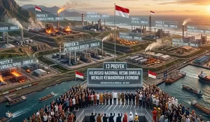 13 Proyek Hilirisasi Nasional Resmi Dimulai: DPR Apresiasi Ekonom Ingatkan Jangan Sampai Hanya Jadi Groundbreaking Seremonial