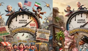 Harga Minyak Tembus 100 Dolar, Rupiah Tertekan: Konflik Israel–AS–Iran Bikin Ekonomi Indonesia Ikut Deg-degan