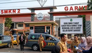 Guru SMKN 2 Garut Cukur Paksa Rambut Siswi Berhijab, KCD XI Garut Gelar Rapat Darurat